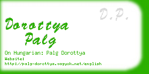 dorottya palg business card